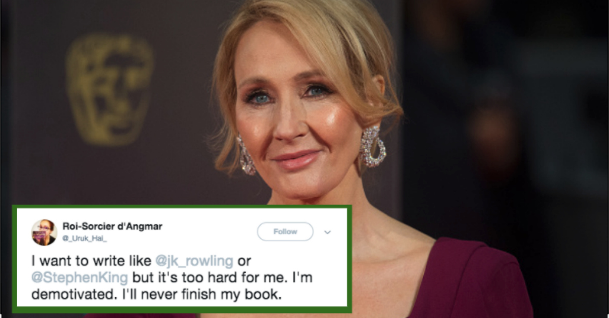 J.K. Rowling Just Gave Some Really Important Advice to a Struggling Writer That Can Benefit All of Us