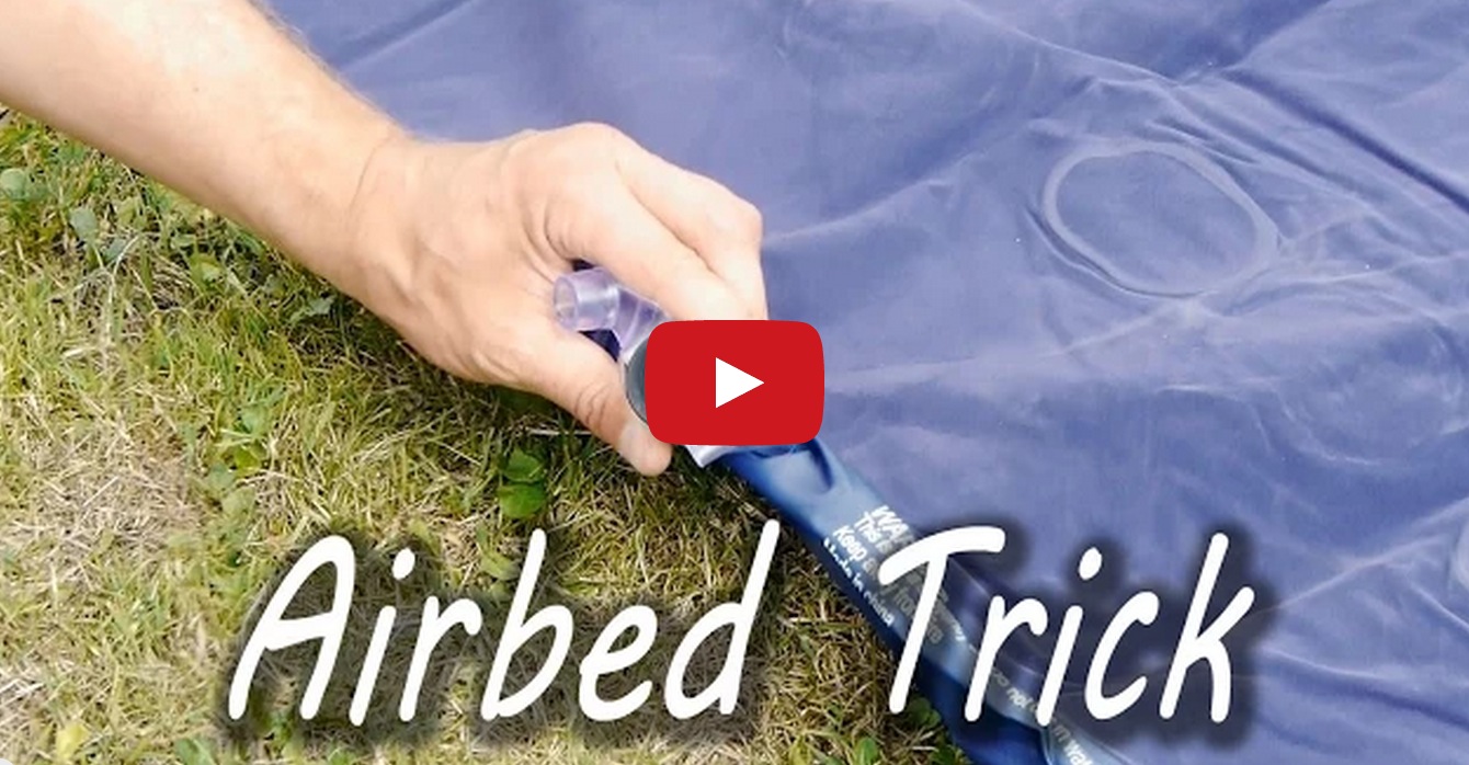 How to inflate an air mattress without a pump (Bonus No blowing