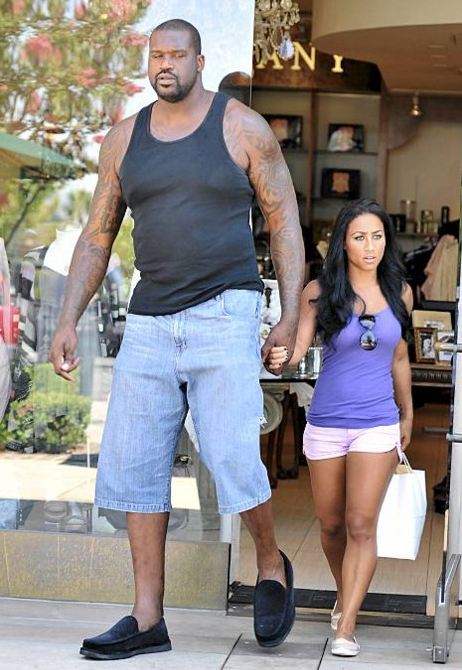 Can suggest Shaq and his girlfriend You Shaq and his girlfriend
