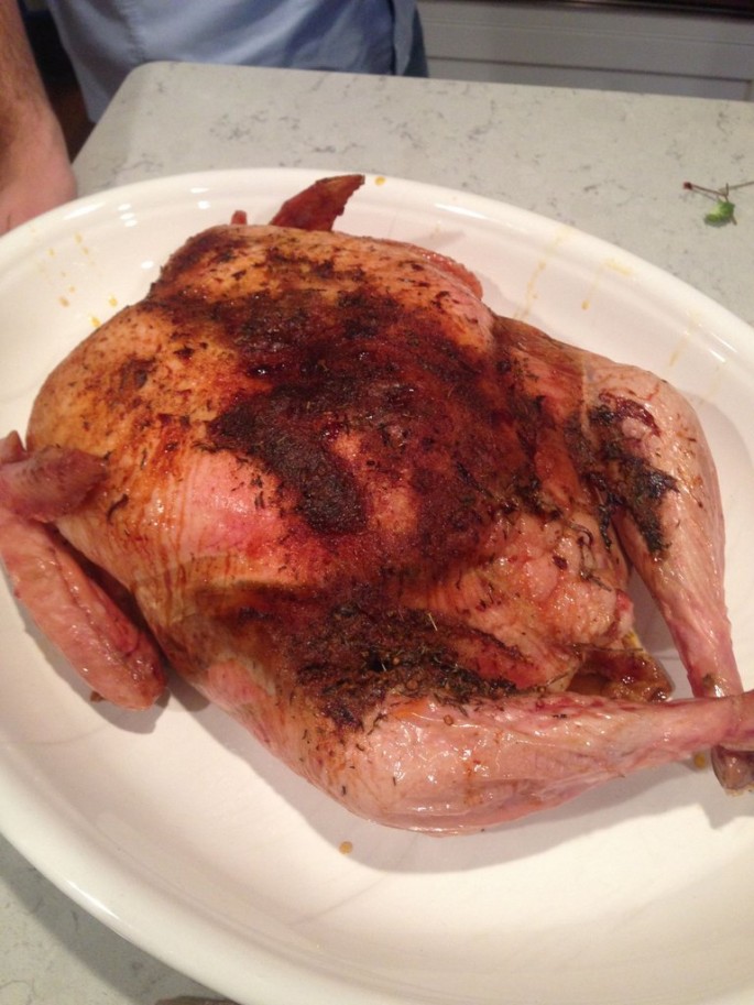 Documenting last Thursday's turducken — A pictorial howto [15 pictures] 22 Words