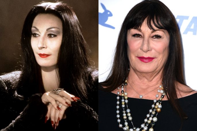 Aktorzy z "Rodzina Addamsów" 25 lat później. The Addams Family 25 years later.