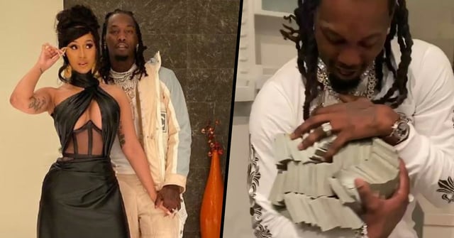 Cardi B Gives Husband Offset $500k Cash For His Birthday Cardi B Gives Husband Offset $500k Cash For His Birthday