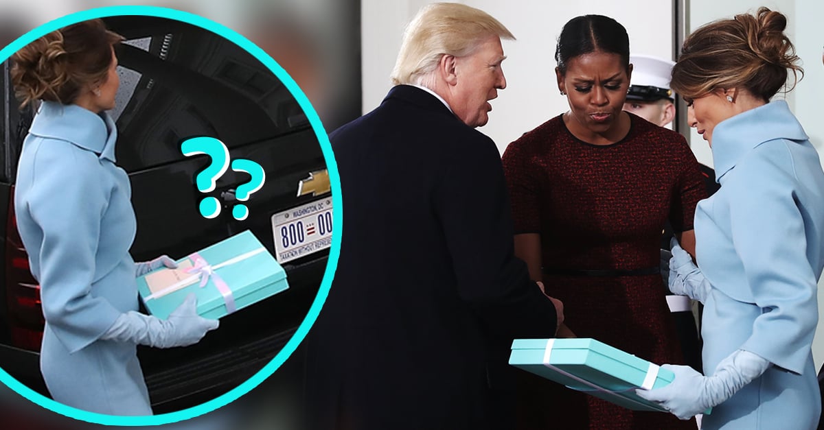 Michelle Obama Finally Revealed What Was In That Tiffany Box From Melania Trump 22 Words