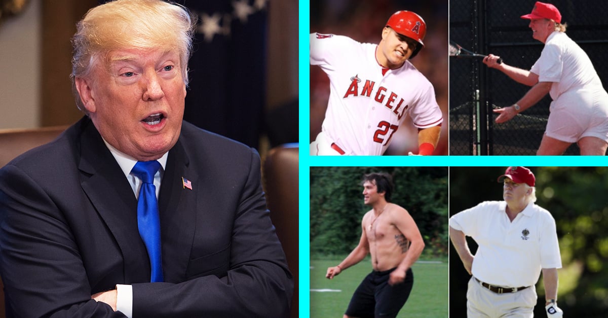 Trump Doesn T Exactly Stack Up Next To Guys Who Are Actually
