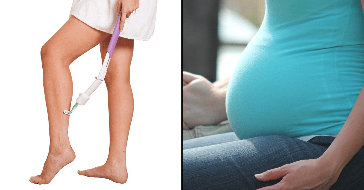 Pregnant Women can now Shave Their Legs With Razor Extension