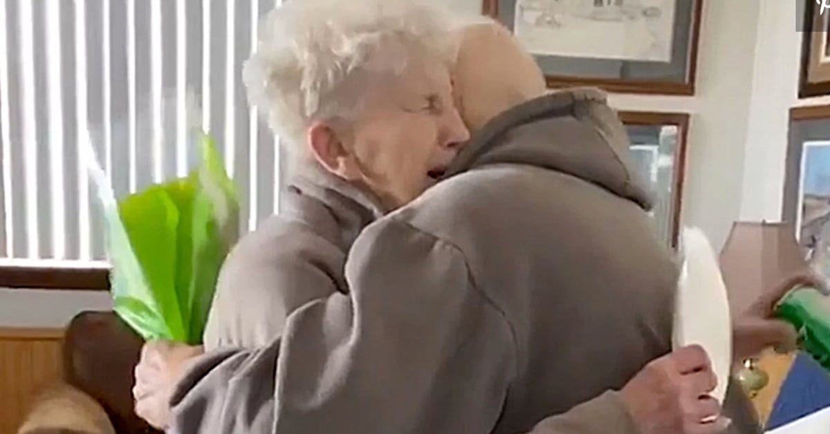 Husband Surprises Wife of 63 Years on Her Birthday After Being Separated by Pandemic