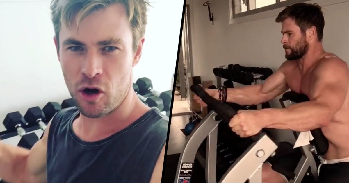 Chris Hemsworth Is Auctioning Off A One Hour Workout With Him To