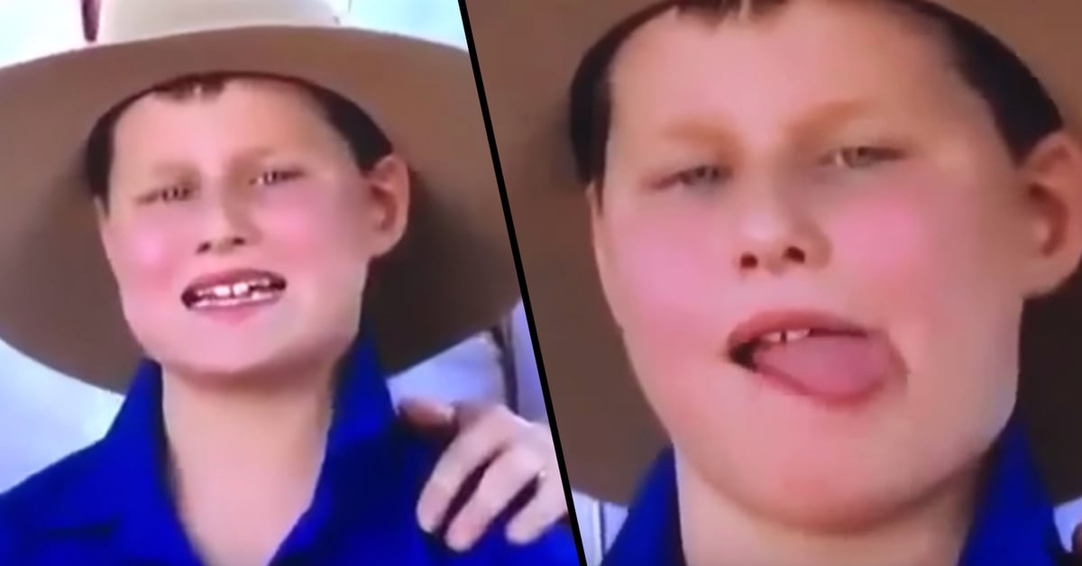 Australian Kid Caught Eating Flies During Live TV Interview