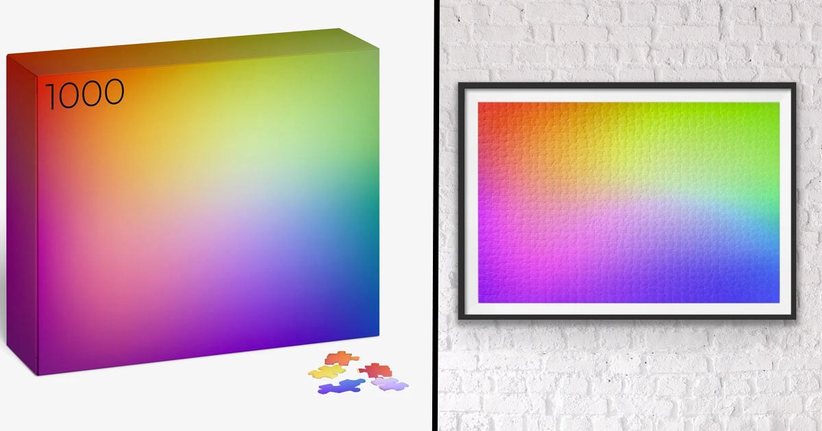 The Rainbow Gradient Puzzle Looks So Good