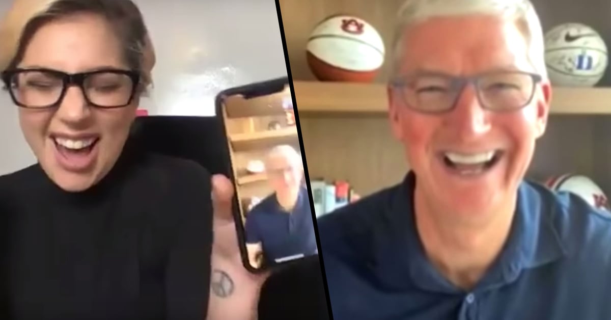Lady Gaga FaceTimes Apple CEO Tim Cook and Gets $10 Million Donation