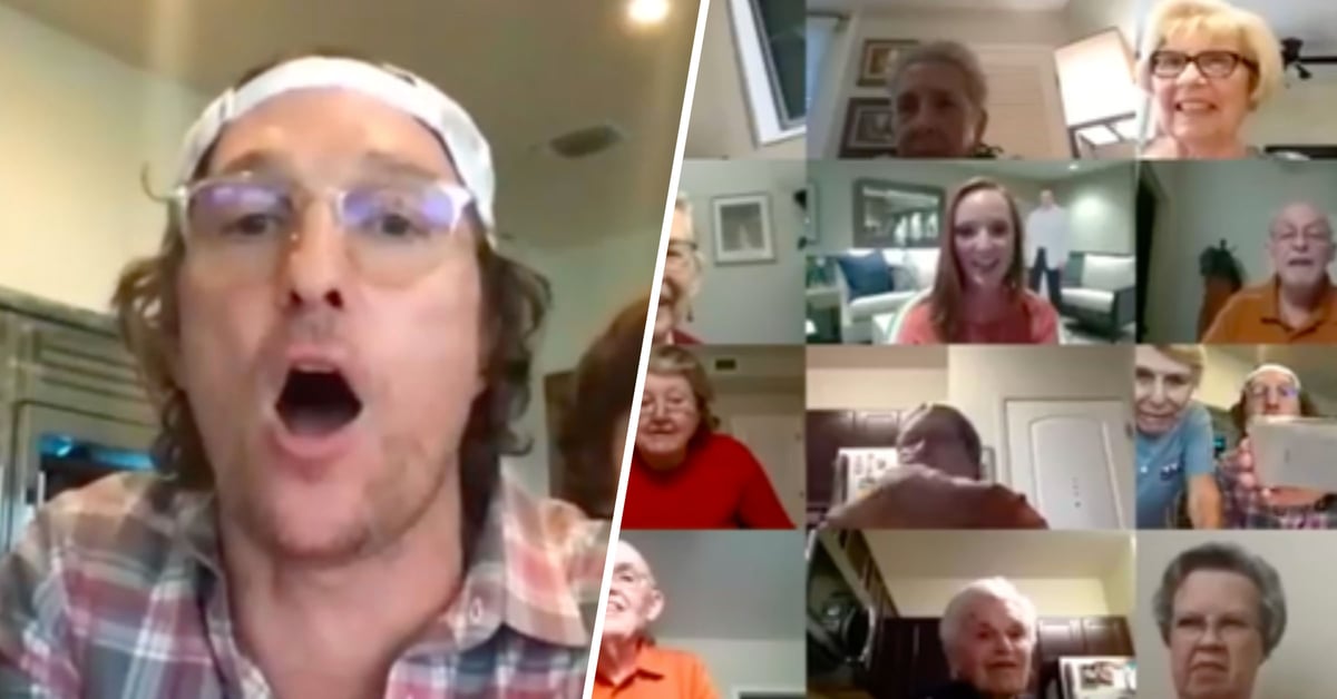 Matthew McConaughey Hosted Virtual Bingo for a Senior Facility and It’s the Sweetest Thing You’ll Ever See