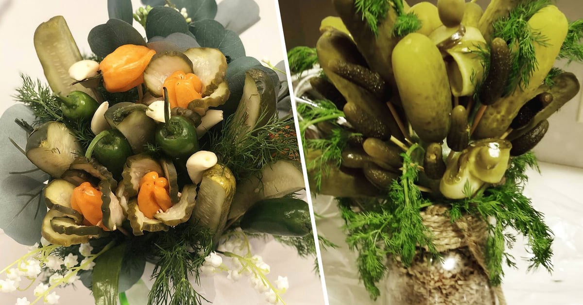 This Pickle Bouquet Is a Delicious Alternative to Flowers for Valentine