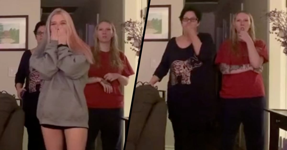Woman Pranks Her Mom With Hilarious Fake Public Service Announcement