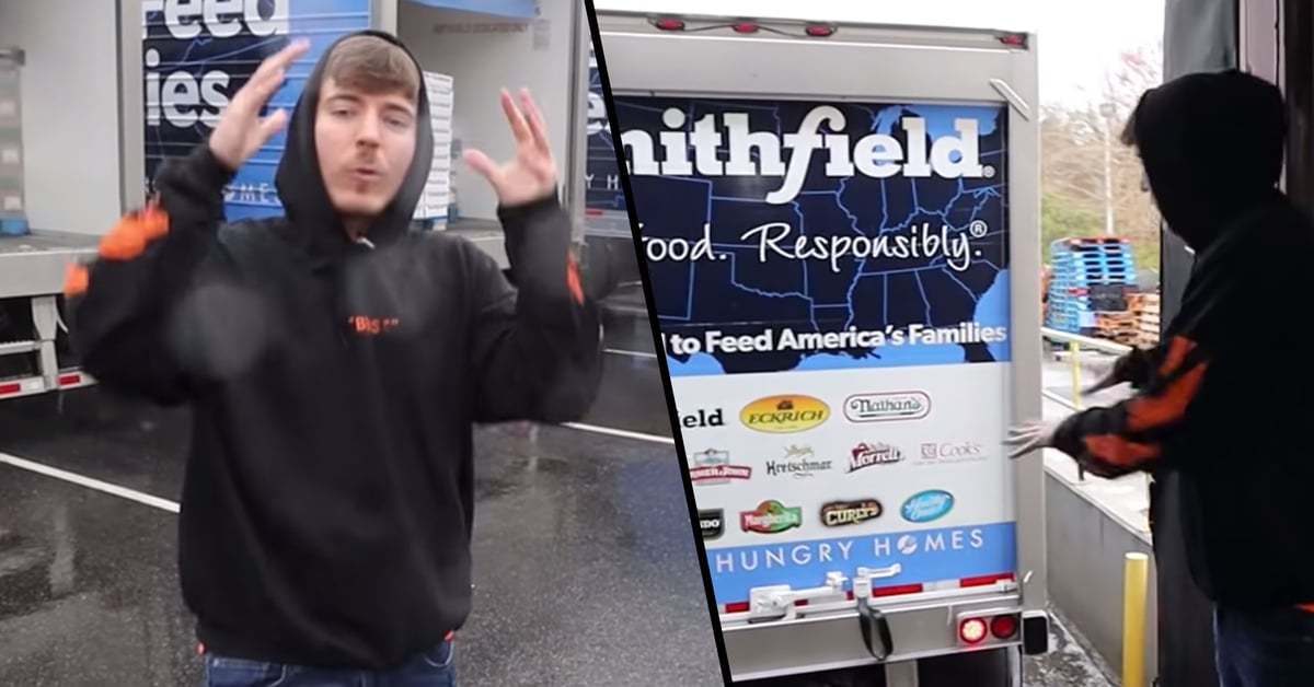 YouTuber Mr Beast Gets $1 Million In Food and Donates It ...