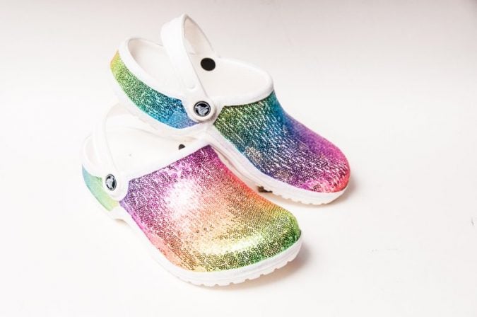 You Can Now Buy White Glitter Crocs For Your Wedding Day 22 Words