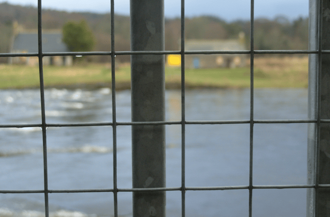 Inmates Close Drains and Make own Swimming Pool in Prison Yard During