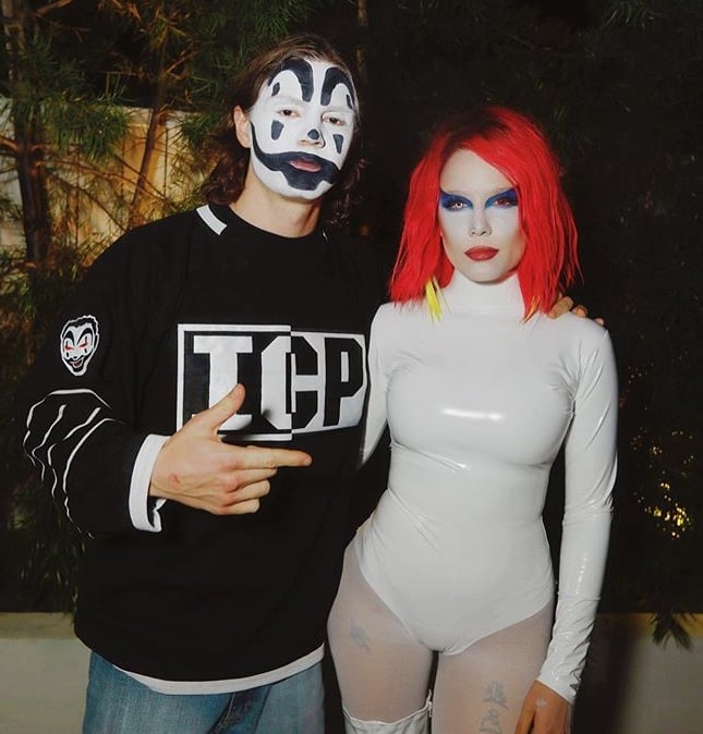 Evan Peters And Halsey Confirm Their Romance With Two Amazing Halloween Costumes