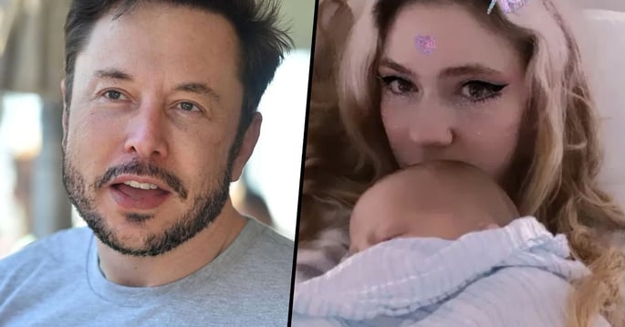 Elon Musk And Grimes Change Baby X Ae A 12 S Name 22 Words
