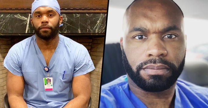 Former NFL Player Turned Doctor Is Now on the Frontlines Amid Pandemic