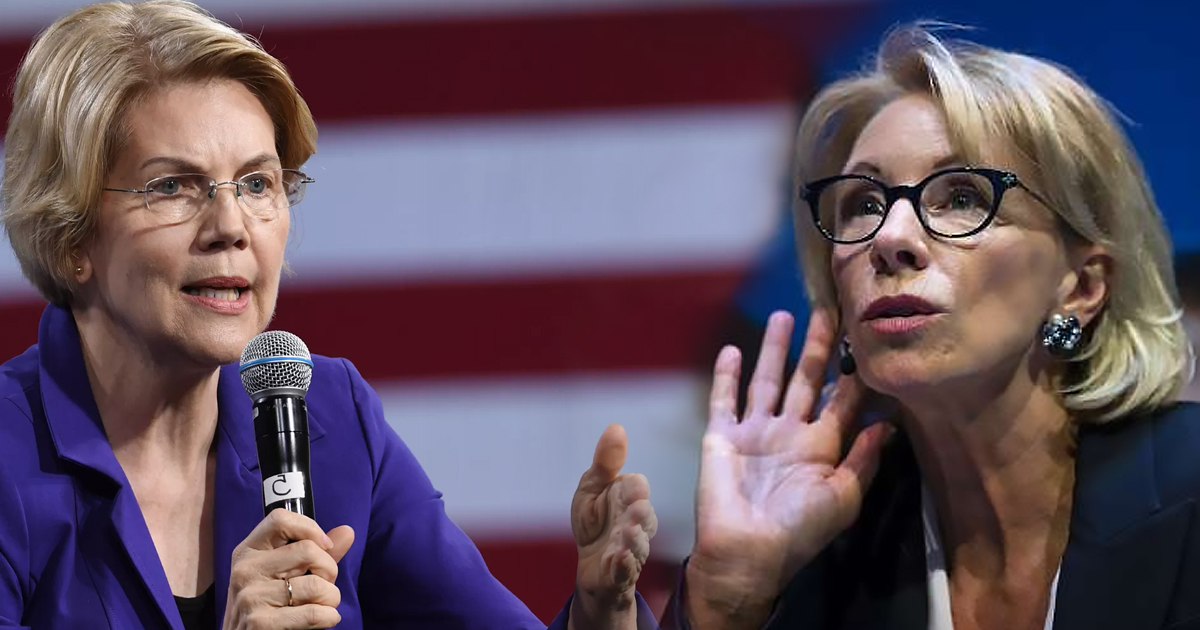 What Betsy Devos Calls Education >> Elizabeth Warren Calls Betsy Devos Worst Secretary Of Education 22w What Betsy Devos Calls Education >> Elizabeth Warren Calls Betsy Devos Worst Secretary Of Education 22w