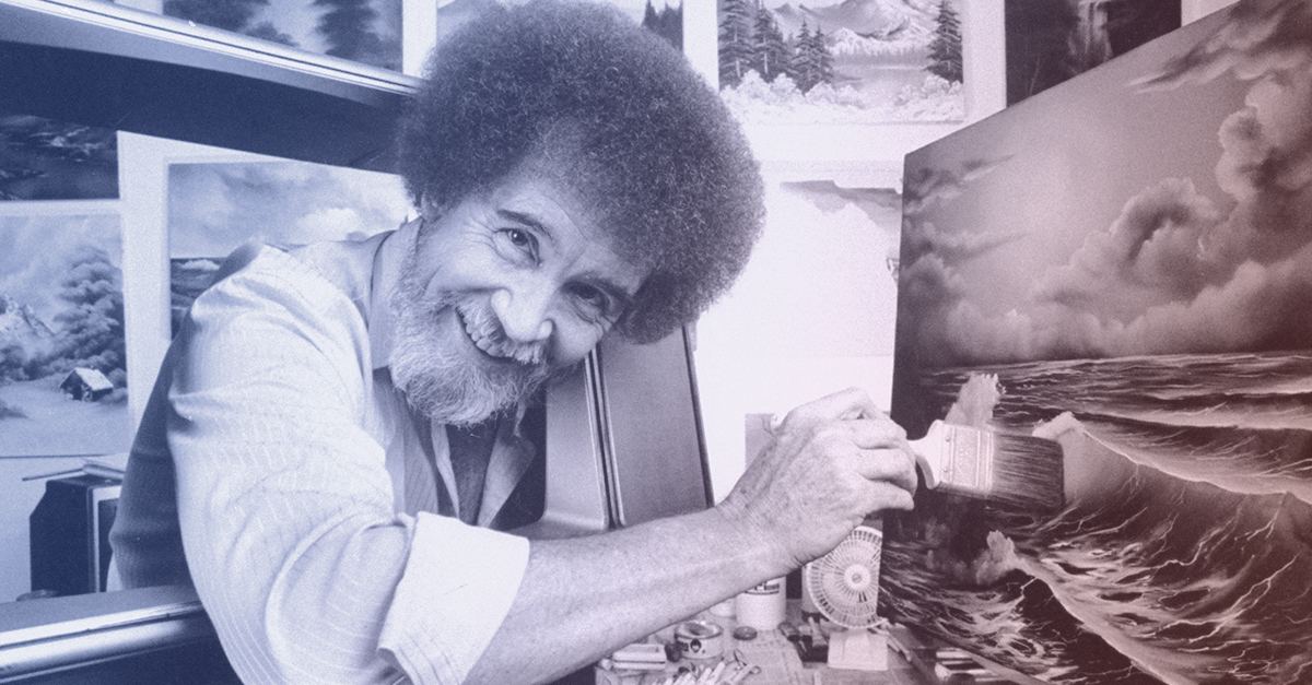 16-happy-little-facts-about-bob-ross-22-words