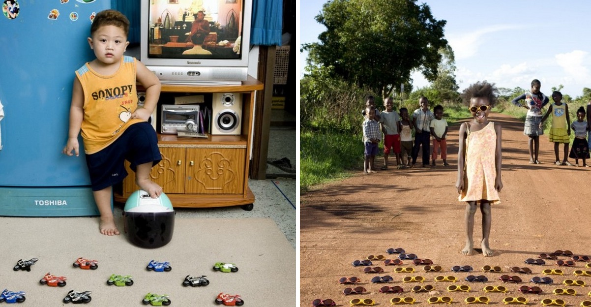 30 Children from Around the World with Their Favorite Toys 22 Words