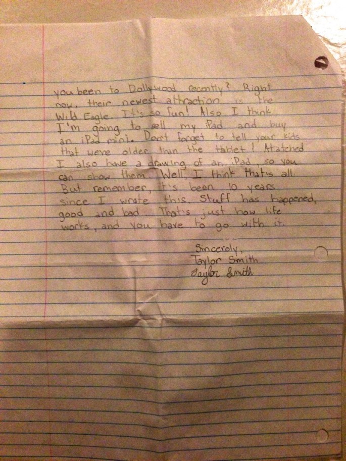 Parents of 12 year old who just passed away find a letter she Parents of 12 year old who just passed away find a letter she