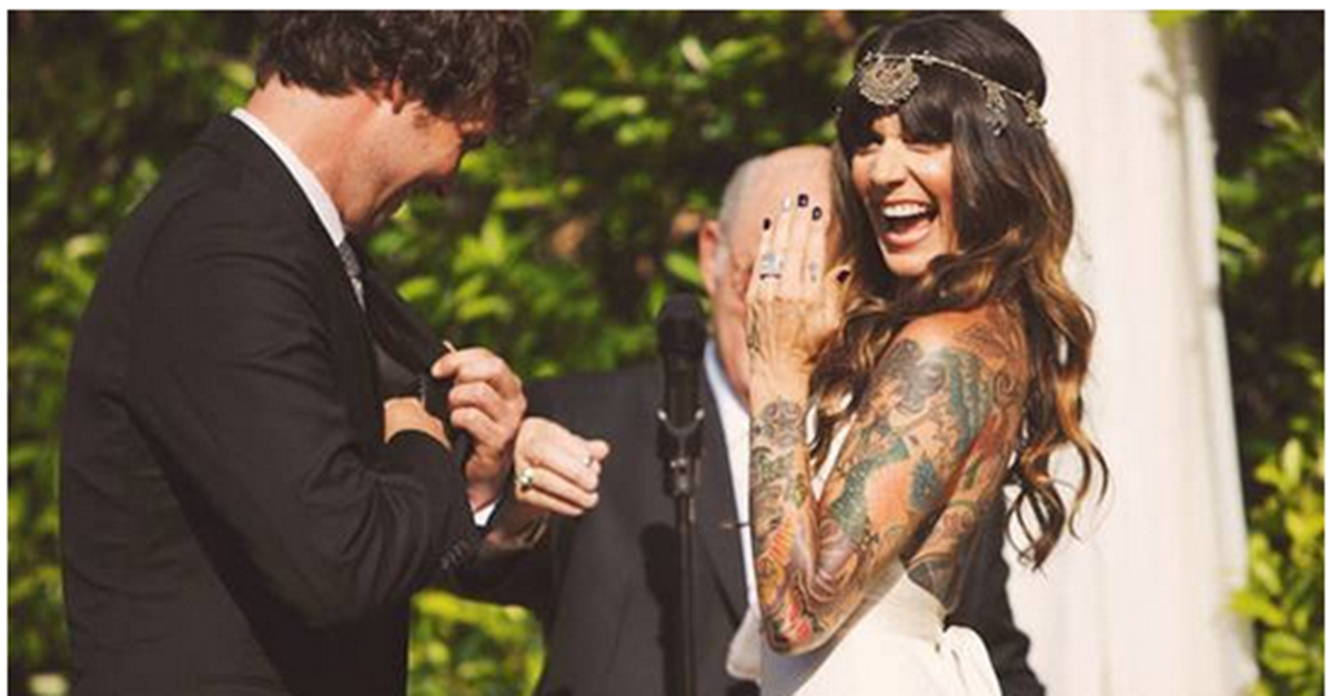 Tattooed Wedding Dresses